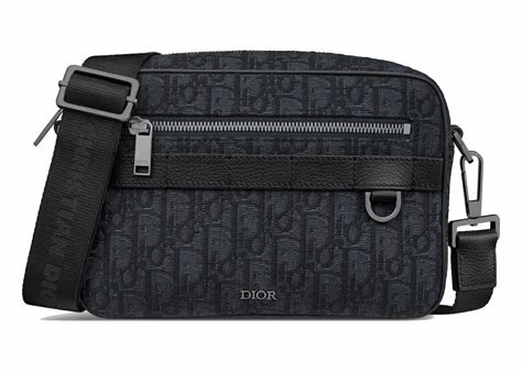 dior bag messenger|Dior Safari Messenger Bag Black in Canvas with Ruthenium.